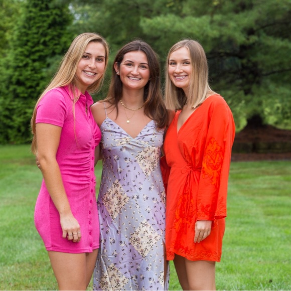 Princess Poly Pink Runched Mini Dress - Picture 3 of 3